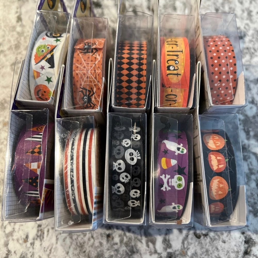 ❌SOLD❌Halloween Washi Tape 10 Rolls